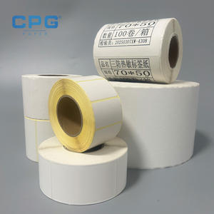 Etiqueta Térmica Personalizada del Fabricante, Libre de Fenol, 3"x5", Papel de Etiqueta Térmica Resistente al Aceite para Etiquetas de Envío a Largo Plazo - Product Image 1