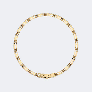 Bracelet tennis en diamants ronds 8,50 carats total, or 14 carats, diamants de laboratoire couleur D, serti pavé, bijoux à maillons brillants pour femme - Product Image 5