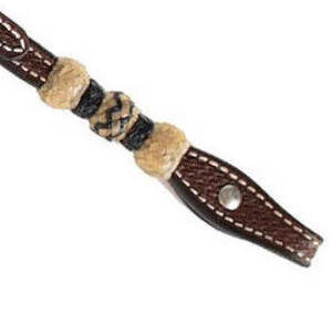 Harnais à une oreille en cuir de qualité supérieure, best-seller, avec nœuds en cuir brut, équipement équestre pour l'équitation, prix incroyable - Product Image 6