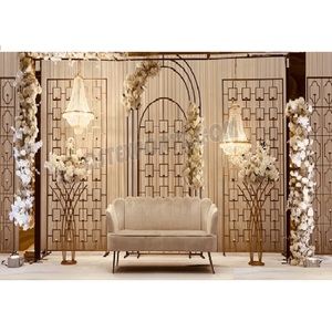 Velas de escenario para recepción de boda modernas, pantallas de pared, velas de escenario de boda más bonitas, soportes de pared, decoración de eventos de boda, pared de velas - Product Image 1