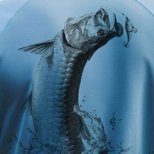 Camisas de pesca por sublimación con diseño personalizado, camisas de pesca ligeras hechas en poliéster - Product Image 6