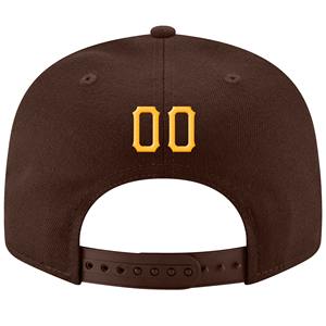 Gorra de béisbol deportiva vintage de gamuza de 5 paneles con logotipo bordado personalizado, ala curva de dos tonos, algodón de lujo ajustable - Product Image 3