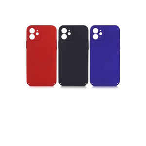 Étui de protection en silicone liquide rouge de luxe NXXA Kapp Series pour iPhone 12 A53 7 Plus XS, silicone souple pour téléphone - Product Image 5