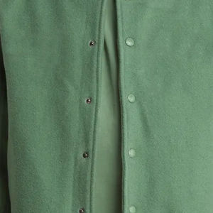 Veste universitaire OEM, nouveau style, veste en laine pour femme, manches longues, poches, vêtements pour femmes, noir, veste universitaire personnalisée - Product Image 4