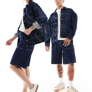 แจ็กเก็ตยีนส์ใช้ได้ทั้งชายและหญิงแจ็กเก็ตยีนส์แบบออกแบบได้ตามต้องการ - Product Image 2