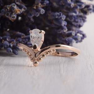 Boho เครื่องประดับ925เงินแท้สีขาวแหวนพลอยบุษราคัมเครื่องประดับเงินแฮนด์เมดเครื่องประดับสำหรับผู้หญิงของขวัญแต่งงานสำหรับผู้หญิง - Product Image 1