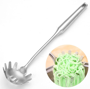 Cuchara de fideos espaguetis de acero inoxidable Garra de espagueti Utensilios de cocina Fábrica de grado alimenticio personalizado - Product Image 6