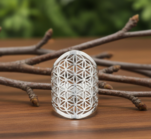 Anillo de plata de ley 925 con diseño de mandala, regalo de cumpleaños y aniversario - Product Image 4