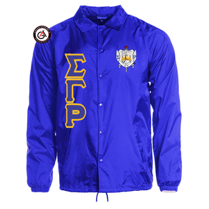 Sigma เสื้อแจ็คเก็ตสำหรับผู้หญิง,เสื้อโค้ชปักลายแกมมาเด็กผู้หญิง - Product Image 2