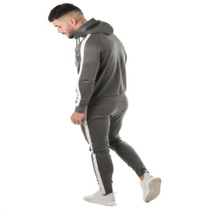 Conjunto Deportivo Informal Unisex Personalizado para Ropa Urbana, Sudadera con Capucha y Pantalones Deportivos de Corte Regular, 100% Algodón - Product Image 4