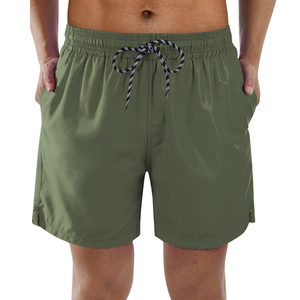 กางเกงว่ายน้ำผ้าฝ้าย5% สแปนเด็กซ์เอวยางยืดมีกระเป๋ากางเกงขาสั้นผู้ชายแบบลำลองพิมพ์ซับลิเมชันได้ตามสั่ง - Product Image 3