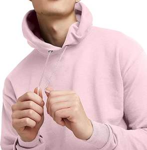 Sweat à capuche oversize d'hiver pour homme, taille plus, 100% polyester, tricoté, teint en pièce, séchage rapide, doublé, imprimé sur le devant, logo personnalisé - Product Image 4