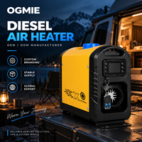 Nouveau Chauffage de stationnement diesel 12V/24V/220V 5KW/8KW portable pour camion, camping-car, remorque, avec télécommande
