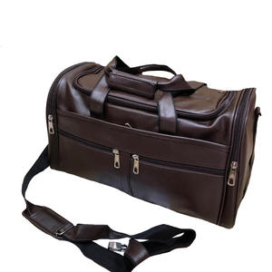 กระเป๋าเดินทางแบบล้อลากหนังแท้แบบพกพาพร้อมฝาปิดซิปสะดวกสำหรับการเดินทาง - Product Image 5