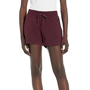 Shorts décontractés d'été pour femmes en coton, avec cordon de serrage, taille haute élastique, pour le sport, la gym, la course, le yoga et la détente - Product Image 1