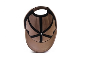 Venta al por mayor de sombreros de camionero de malla de cuero negro bordados con logotipo personalizado de nueva moda, gorras de proveedores, 2017 - Product Image 3