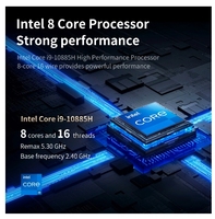 Ordinateur portable à double écran TUHUI Intel Core I9 16 pouces Ordinateurs portables de jeu 14 pouces Écran tactile 16 Go de RAM 512 Go de SSD Ordinateur portable Win 11