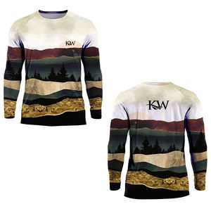 Camisa de pesca de manga larga Hombre Ropa ligera para de pesca con estampado de sublimación de camuflaje personalizada - Product Image 2