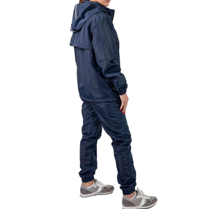 Conjunto Deportivo Ligero de 2 Piezas para Mujer, Chaqueta Cortavientos y Pantalones Jogger en Color de Contraste - Product Image 4