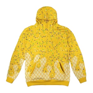 Sweat-shirts à capuche en jersey respirant pour homme Ice Sprinkle avec grandes poches kangourou 100% polyester, grandes tailles - Product Image 4