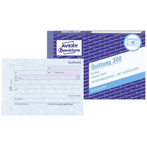Papel de Recibo Autocopiativo AVERY ZWECKFORM 300 A6, 50 Hojas por Paquete, Tamaño del Paquete: 20 Paquetes - Product Image 2