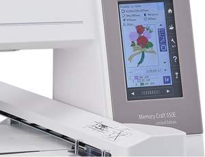 Machine à broder Janome Memory Craft 550E de qualité supérieure, neuve, avec garantie de 2 ans et assistance personnalisée originale. - Product Image 4