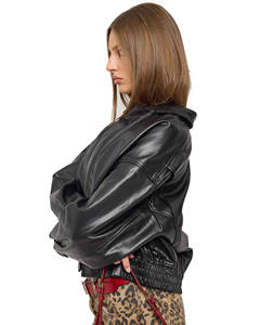 Chaquetas de mujer Y2K, chaqueta Bomber de moda de alta calidad para mujer, ropa de invierno 2025, las mejores chaquetas de cuero de moda para mujer - Product Image 5