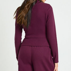 Conjunto Deportivo de Alta Calidad para Mujer, 2 Piezas, Estilo Urbano, Oversize, 2026 / Sudadera de Felpa Suave y Cálida con Pantalones Deportivos Cómodos - Product Image 6