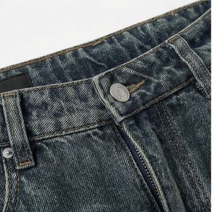 High Quality Custom <b>Vintage</b> Denim Pants Men <b>Women</b> Loose Fit Mud Wash Streetwear Baggy <b>Jeans</b> Premium Trendy Fashion Trousers Wear - Product Image 4