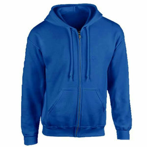 Sweats à capuche d'hiver personnalisés pour hommes 100% coton de haute qualité avec tissu tricoté teint uni respirant et à séchage rapide - Product Image 3
