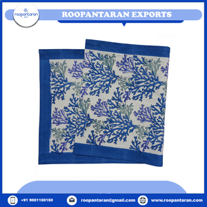 Bloc à main traditionnel imprimé 100% pur coton toile chemin de Table motif floral 33X120 CMS en vente à bas prix - Product Image 2