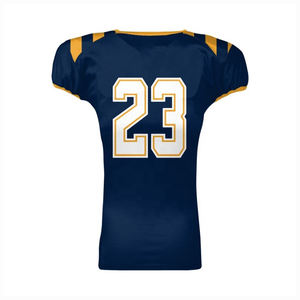 Tasa ajustable de fútbol americano Jersey Servicio OEM por el fabricante superior Diseño único con transpirable Tallas grandes Directo de fábrica - Product Image 3