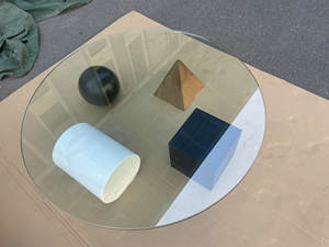 Tavolino da Caffè di Lusso Metafora per Soggiorno Tavolo da Tè per la Casa Tavolo in Vetro - Product Image 6