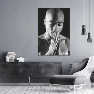 Affiche minimaliste de Tupac, design de portrait, impression artistique 'Pray' - Product Image 3