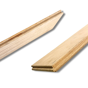 Pisos de madera de roble de tablón ancho Tamaños personalizados, color natural claro y opciones de madera de ingeniería para espacios elegantes - Product Image 1