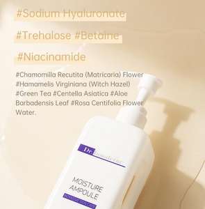 Корейская косметика <span class=keywords><strong>Dr</strong></span>.Innoderm: Увлажняющая сыворотка-ампула для лица, успокаивающая и увлажняющая, мягкая формула, 500 мл, производство Корея, сертифицировано 3 - Product Image 2