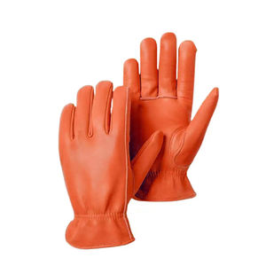 Guantes de conductor de cuero de dedo completo Premium con 100% guantes elegantes transpirables y cómodos perfectos para uso diario - Product Image 4