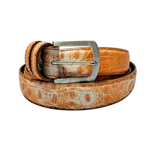 Ceinture en cuir classique à effet croco, design durable pour un usage quotidien décontracté ou professionnel, ceinture en cuir à effet croco de qualité supérieure - Product Image 3