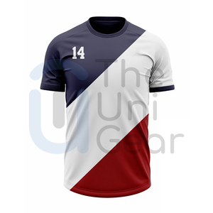 ชุดวอร์มฟุตบอลสำหรับทั้งชายและหญิงชุดเครื่องแบบใหม่กางเกงขาสั้นผ้าโพลีเอสเตอร์100% - Product Image 1