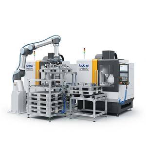 Système de palettisation automatique Brother SPEEDIO CNC pour le chargement/déchargement automatique, manipulation efficace des pièces, contrôleur CNC intégré - Product Image 6