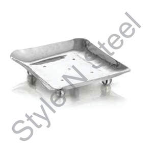 Porte-savon en acier inoxydable poli miroir Accessoires de salle de bains Porte-vaisselle en magasin - Product Image 1