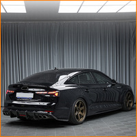 Feux arrière LED style Venom pour Audi A5 2017 2018 2019 2020, clignotants séquentiels améliorés 2025, noir fumé, blanc, feux arrière