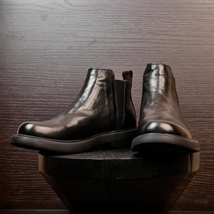 Chaussures Oxford en cuir de vachette pleine fleur avec talon amorti et design antidérapant, chaussures habillées pour hommes, chaussures en cuir - Product Image 2