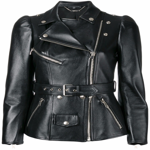 Chaqueta de Cuero para Mujer, Invierno, Nueva Moda, Tallas para Adultos, Tejido Satinado Transpirable, Forro de Lino Curtido, Impermeable, Ecológica - Product Image 6