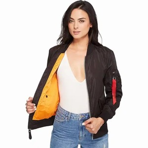 Chaqueta Bomber personalizada de alta calidad para hombre, ropa deportiva de bloque de Color, longitud larga con decoración de letras, chaquetas de mujer de estilo propio - Product Image 6