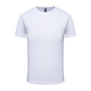 Venta al por mayor de camisetas de poliéster de alta calidad deporte transpirable de manga corta Camiseta lisa de impresión personalizada camiseta en blanco - Product Image 4
