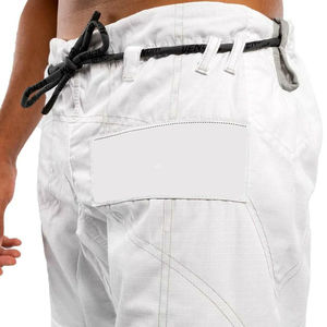 Uniforme de BJJ léger en gros pour hommes, femmes et enfants avec ceinture blanche, design en tissu d'arts martiaux, service OEM - Product Image 3