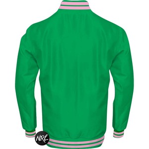 Wholesale Custom <b>Men's</b> <b>Baseball</b> Letterman Style Satin Varsity <b>Jackets</b> High Quality Chenille Embroidery Breathable Eco-Friendly - Product Image 2