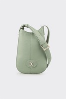 Tas Selempang Mini ODM untuk Wanita, Logo Kustom, Dompet Kulit Bertekstur, OEM Label Pribadi