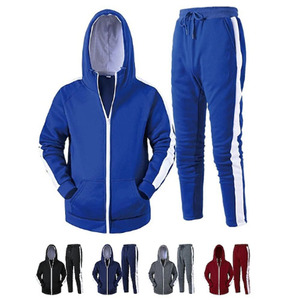 2025 Unisex 100% Cotton Track <b>Suit</b> Breathable Pullover <b>Jogging</b> <b>Suits</b> for Adults Winter Sports Wear Plus Size Option New Arrival - Product Image 3